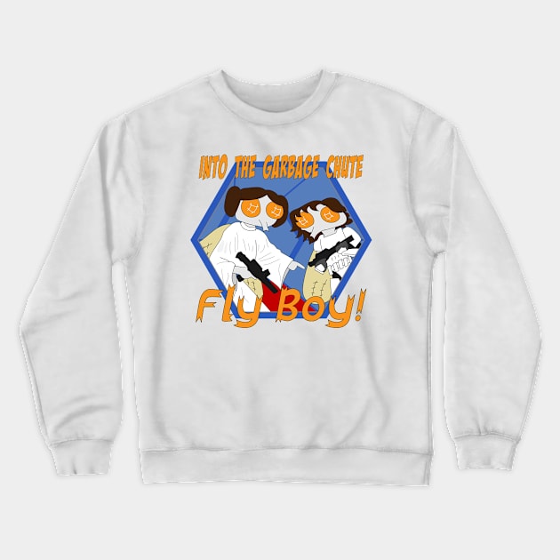 Fly Boy Crewneck Sweatshirt by LaserBrainDesign